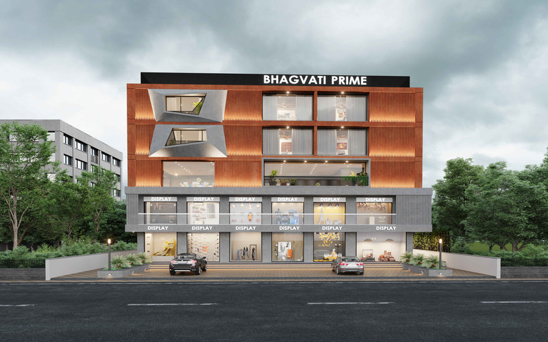 Engineering and architecture for commercial building with showrooms by North Change - 1