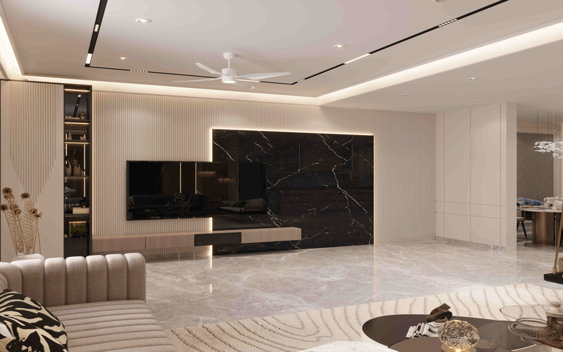 Interior for living room by North Change