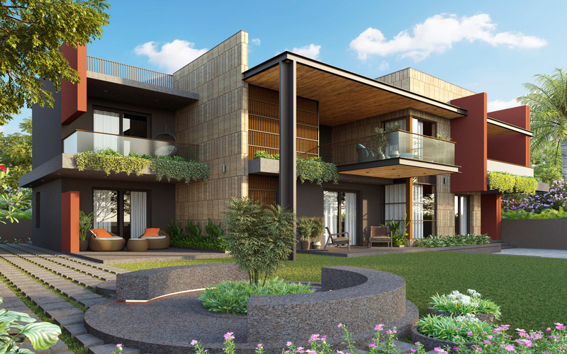 Exterior designing for a Bunglow - 2