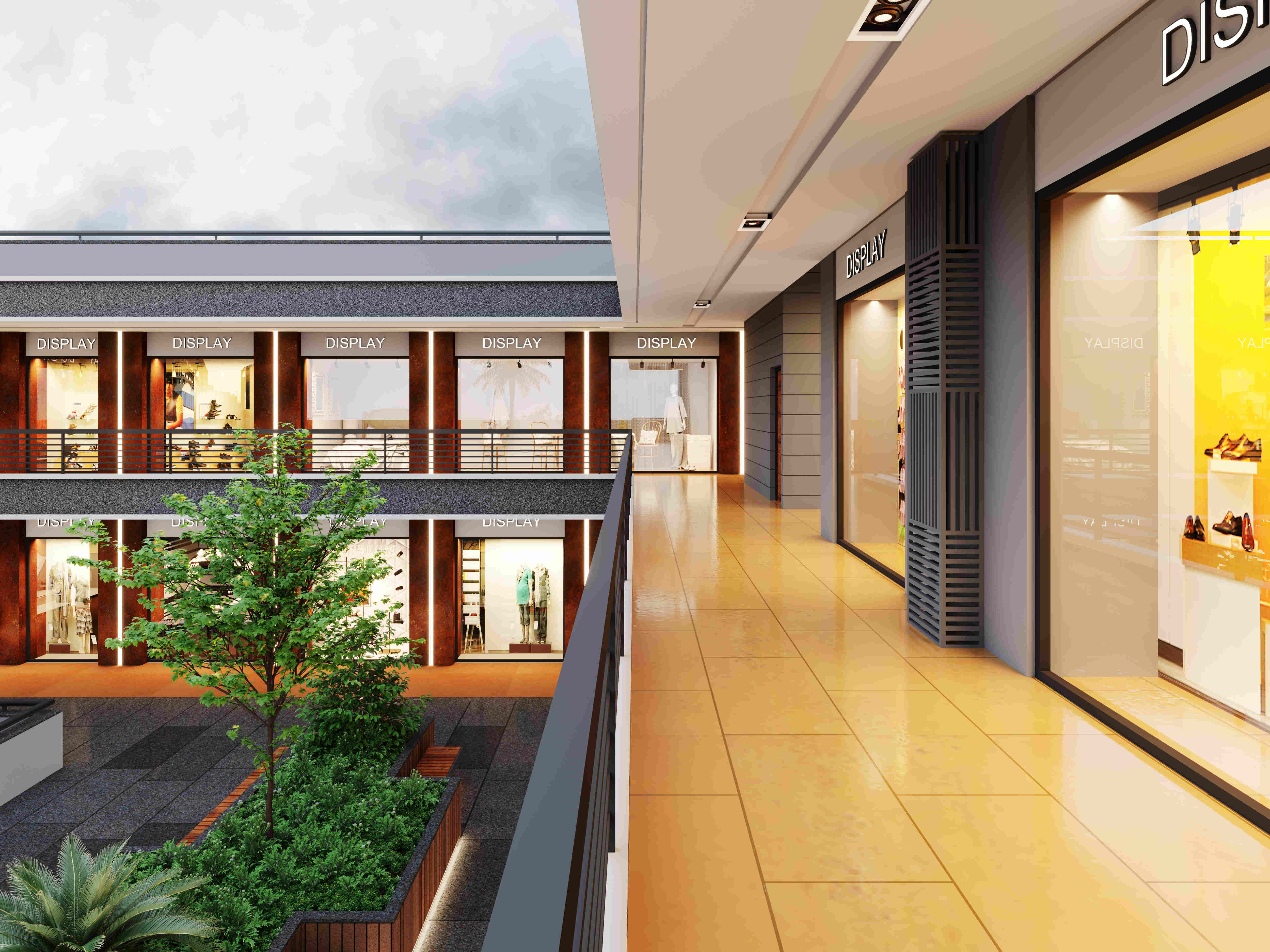 Engineering and architecture for shopping Complex and Arcade | Interior View