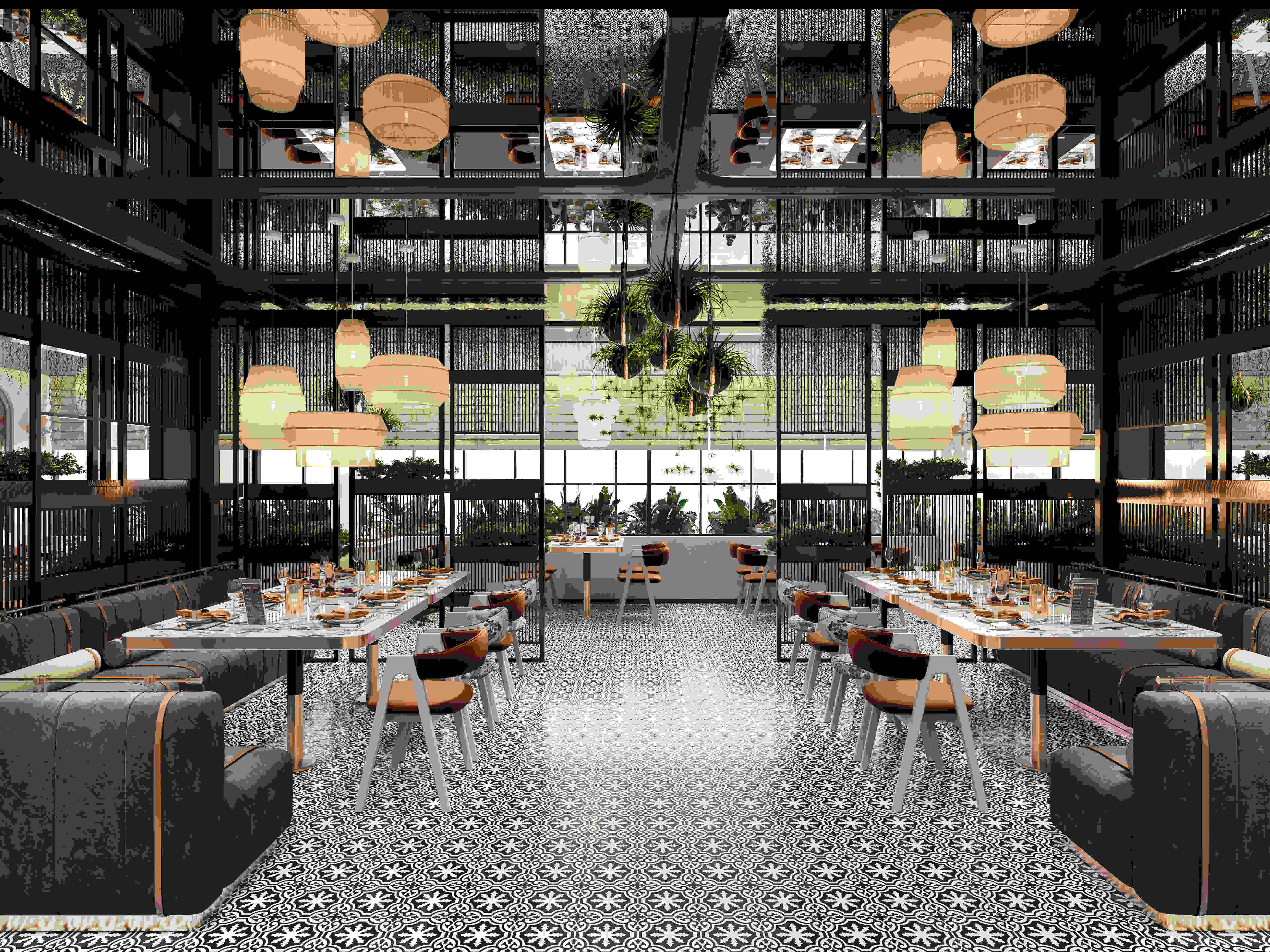 Restaurant interior designing by North Change - 1