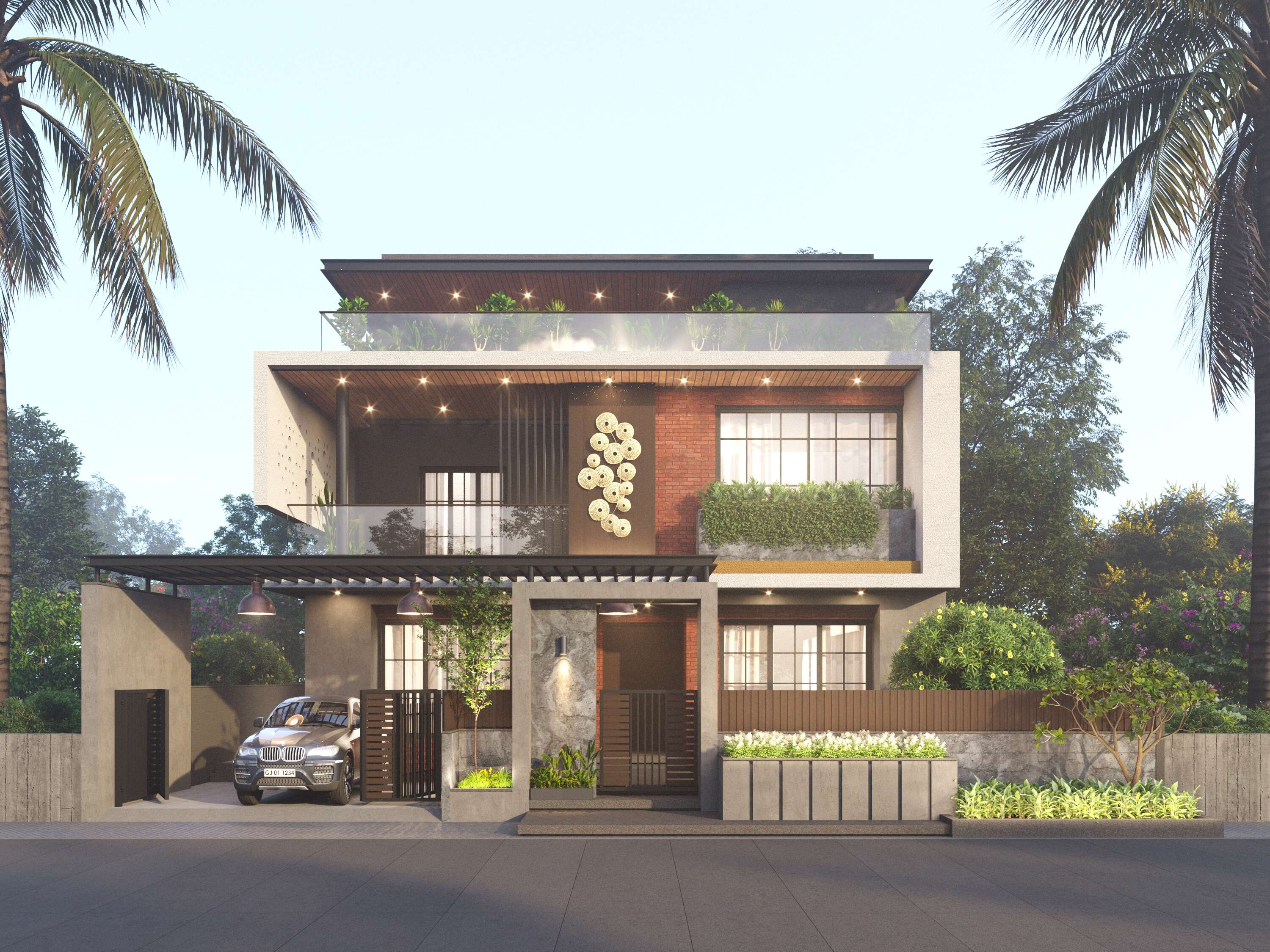 3 Storey Modern Bunglow's Engineering and Architecture by North Change - 2