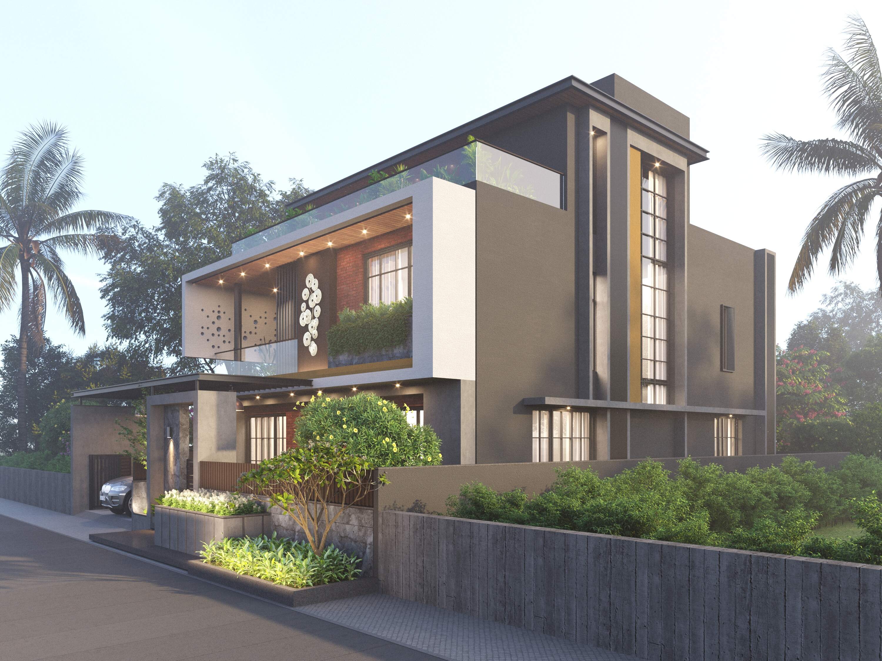 3 Storey Modern Bunglow's Engineering and Architecture by North Change - 3