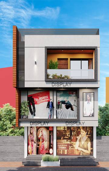 Engineering and architecture for commercial building with showrooms by North Change - 2