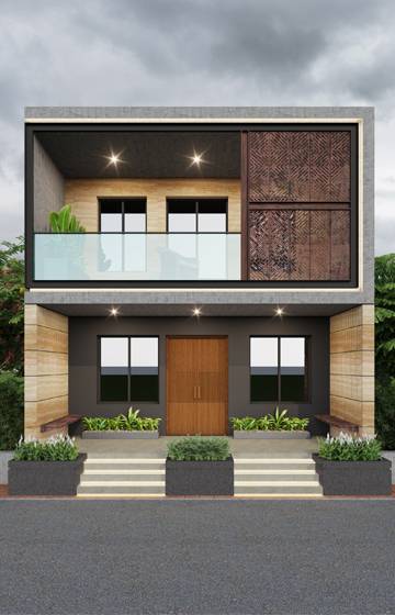 Exterior designing for a Bunglow - 3