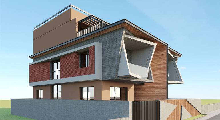Exterior designing for a Bunglow - 4